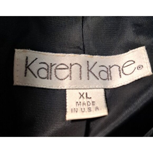 Karen Kane Jacket Blazer X-Large Blue Gold Button Embroidered Gold Rope Nautical - Picture 10 of 10
